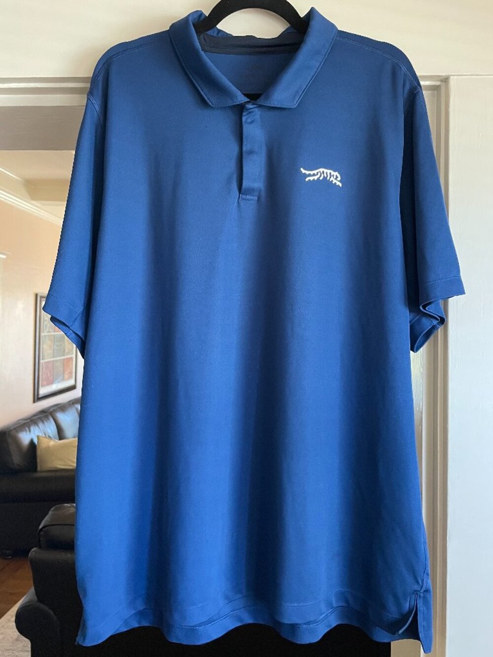 Sun Day Red Classic Blue Snap Button Polo - XL